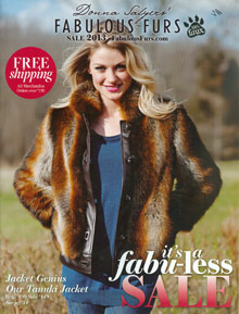 Picture of faux fur from Fabulous Furs catalog