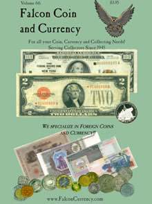Picture of coin catalog from Falcon Coin Currency catalog
