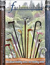 Image of walking canes from Fashionable Canes & Walking Sticks catalog