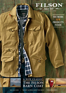 Picture of Filson clothing from Filson catalog