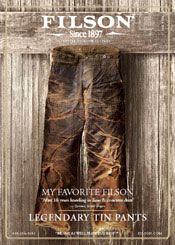 Picture of Filson clothing from Filson catalog Picture of Filson clothing from Filson catalog