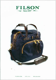 Picture of Filson clothing from Filson catalog
