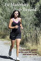 Image of maternity fitness clothes from Fit Maternity catalog