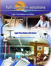 Image of light therapy lamps from Full Spectrum Lighting catalog