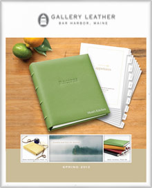 Picture of personalized leather photo albums from Gallery Leather - Wedding Photo Albums catalog