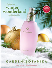 Picture of natural organic skin care from Garden Botanika catalog