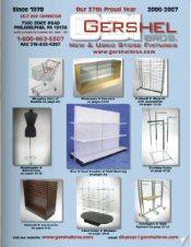 Store display fixtures, counters and cases