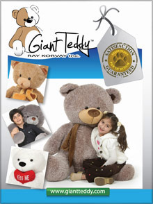 Picture of giant teddy bear from Giant Teddy catalog