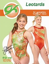 image of gymnastics leotards from GK Elite Gymnastic Leotards catalog