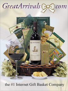 Picture of gift baskets online from Great Arrivals catalog