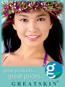 Picture of facial skin care from GreatSkin catalog
