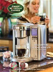 Image of single serving coffee machine from Green Mountain Coffee� catalog
