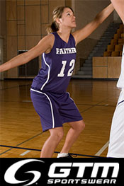 Image of womens basketball gear from Basketball by GTM Sportswear catalog