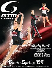 Image of dancewear catalogs from Dance by GTM Sportswear catalog