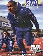 image of track and field uniforms from Track & Field by GTM Sportswear catalog