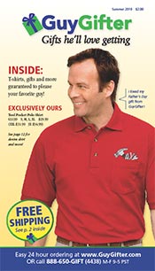 Image of top gifts for men from GuyGifter catalog
