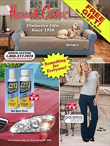 Picture of Harriet Carter catalog from Harriet Carter catalog Picture of Harriet Carter catalog from Harriet Carter catalog