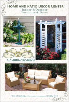 Picture of home and patio decor center from Home and Patio Decor Center catalog
