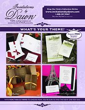 Image of Disney wedding invitations from Invitations by Dawn catalog