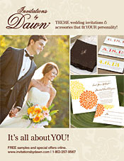 Picture of Disney wedding invitations from Invitations by Dawn catalog