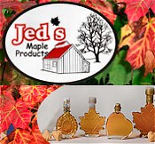 Image of organic maple syrup from Jed's Maple catalog