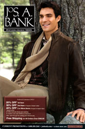 Picture of men's clothing suits from Jos. A. Bank catalog