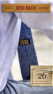 Image of men's ties from Josh Bach Neckties catalog