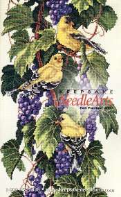Image of needlepoint kits from Keepsake Needlearts catalog