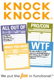 Picture of funny office supplies from Knock Knock catalog Picture of funny office supplies from Knock Knock catalog