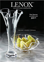 Picture of Lenox catalog from Lenox catalog