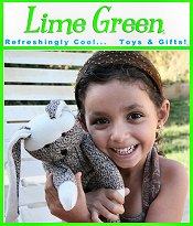 Image of unique toddler toys from Lime Green catalog