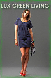 Image of sustainable fashion from Lux Green Living - Luxurious Organic Fashion catalog