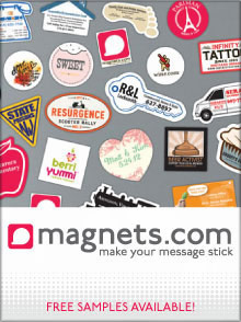 Picture of business card magnets wholesale from Magnets.com for Business catalog