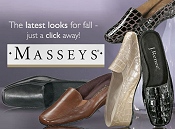 Image of women's casual shoes from Massey's  catalog