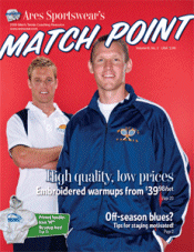 Image of tennis apparel from ARES Sportswear - Match Point catalog