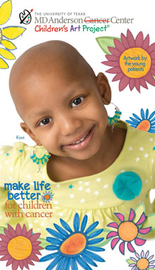 Picture of MD Anderson Christmas cards from MD Anderson Children's Art Project catalog