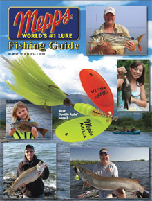 Picture of Fish anglers from Mepps Fishing Guide catalog