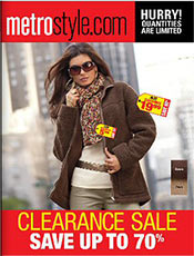 Image of women's sportswear from metrostyle catalog