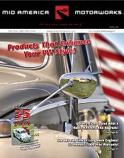 Image of classic VW parts from Air-Cooled VW Parts - Mid America MotorWorks catalog