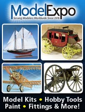 Picture of model ship kits from Model Expo catalog