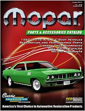 Picture of mopar performance catalog from Mopar Parts by Classic Industries catalog