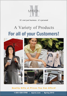 Picture of promotional business products from Myron Personalized Advertising Gifts catalog