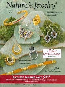 Picture of affordable fine jewelry from Nature's Jewelry catalog