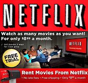 Picture of new video rental releases from Netflix catalog Picture of new video rental releases from Netflix catalog