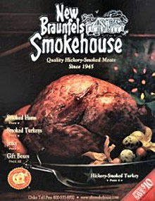 Picture of smoked brisket from New Braunfels Smokehouse catalog