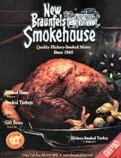 Image of smoked brisket from New Braunfels Smokehouse catalog