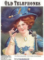 Image of telephone antiques from Old Telephones by PhoneCo catalog