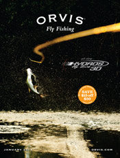 Image of fly fishing catalog from Orvis - Fly Fishing catalog
