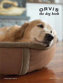Picture of dog catalog from Orvis - Pets catalog