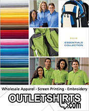 Image of wholesale blank t shirts from Outlet Shirts catalog